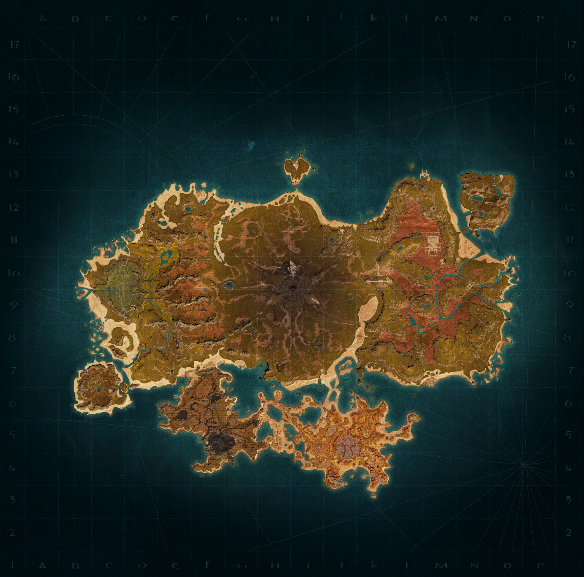 Conan Exiles Interactive Map Isle Of Siptah